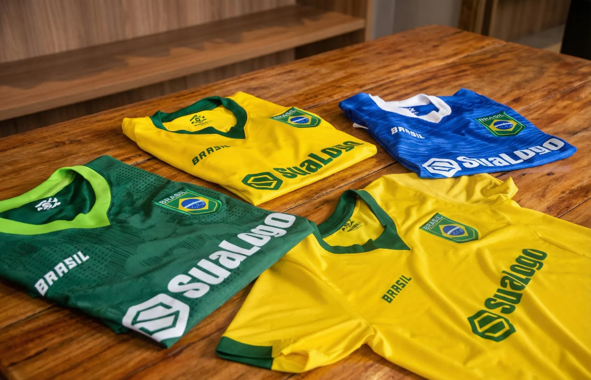 Variedade de camisas Brasil Copa 2026 - Produção em larga escala Icone Sports